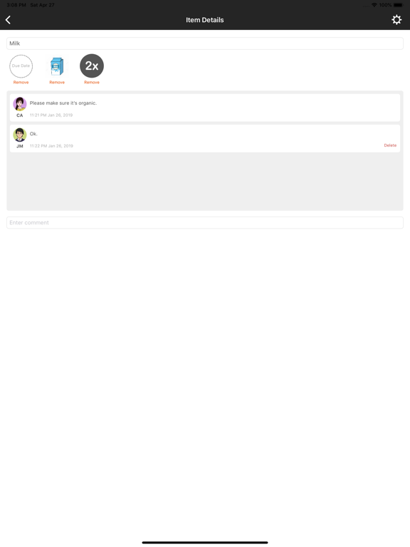 Listington: Simple To-Do Lists iPad screenshot 5 - Productivity app