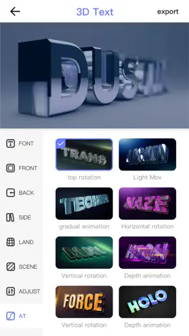 Game screenshot 3D Text-Art Word Fonts Maker apk