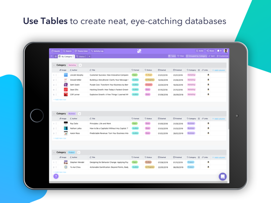 Infinity — Organize, your way. iPad screenshot 5 - Productivity app