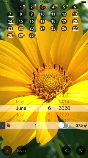 Скриншот Только для женщин - Calendar W на iPhone 2