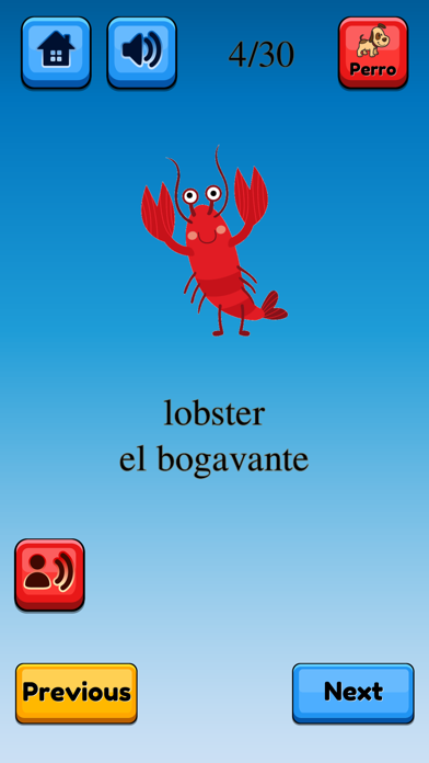 Fun Spanish Flashcards Pro Screenshot