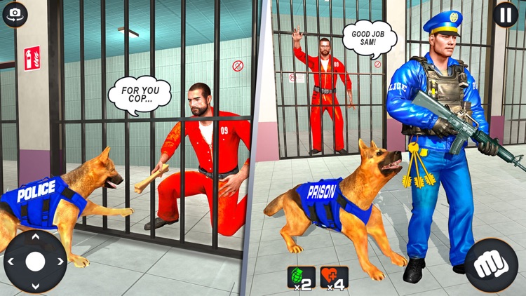 Police Dog Prison Escape Games