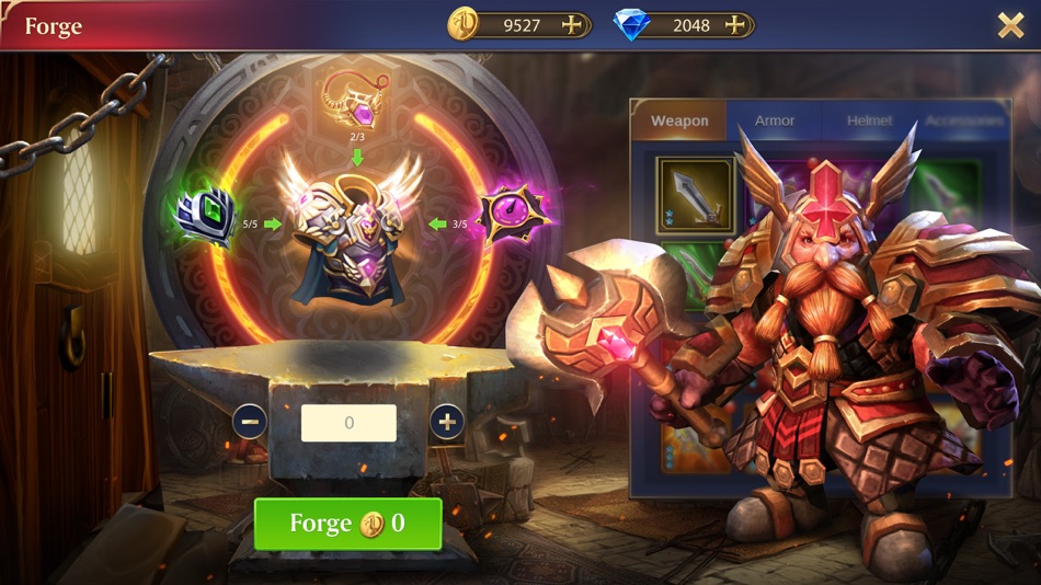 #3. Trials of Heroes: Idle RPG (iOS) 来自: Mingming Gong
