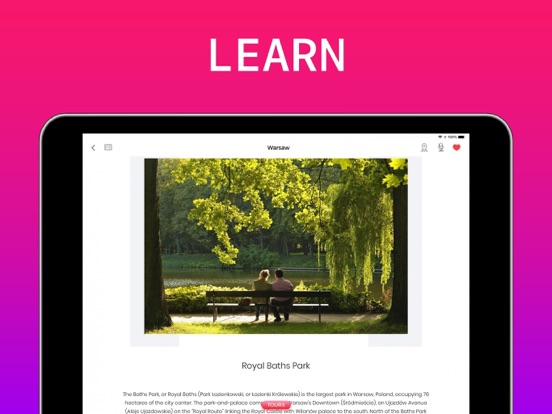 Warsaw Travel Guide . iPad screenshot 5 - Travel app