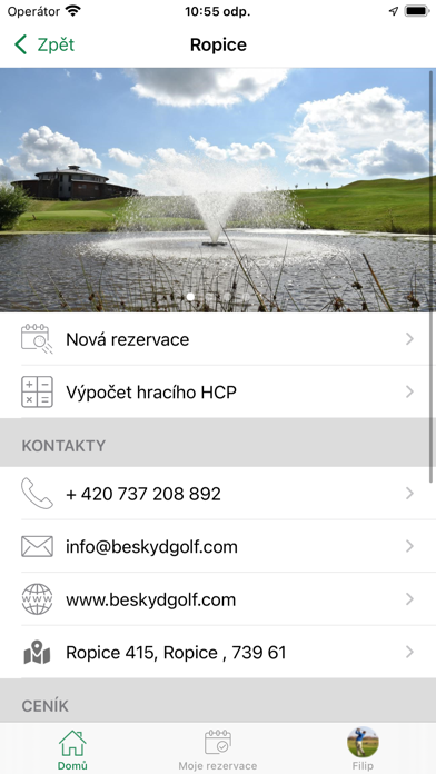 Ropice Golf Resort Screenshot
