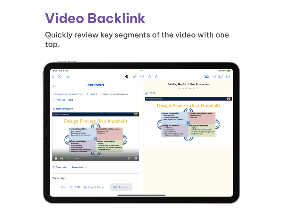 #4. VideoNotes - Easy Note-taking (iOS) 由: Shiwen Wang