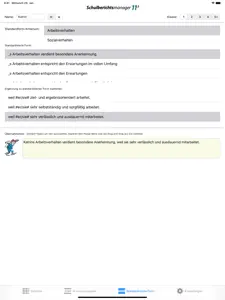 Schulberichtsmanager screenshot #4 for iPad