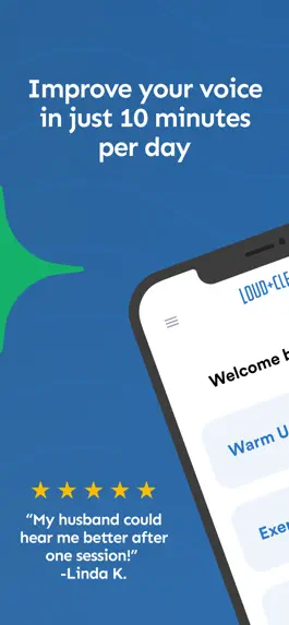 Game screenshot Loud and Clear Voice Fitness apk