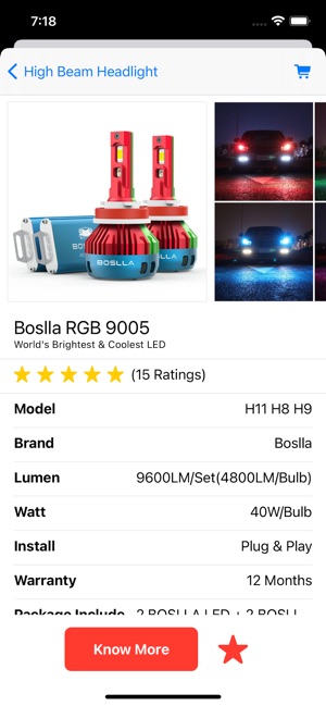 H11 LED Bulbs - Boslla