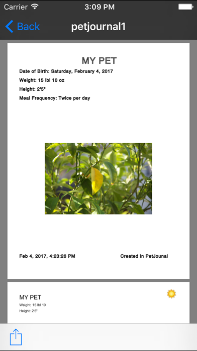 App screenshot