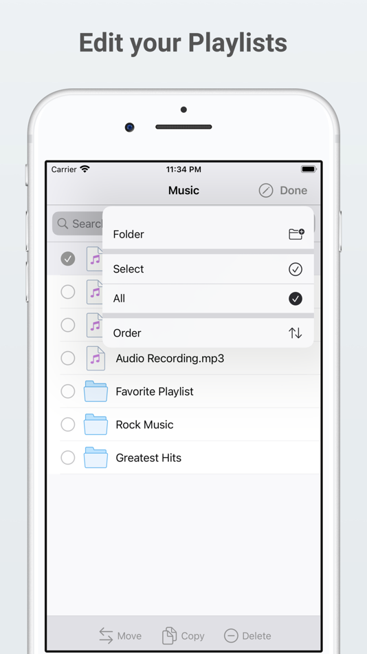 #3. MyMusic - Audio Player (iOS) By: Liana Kelerman