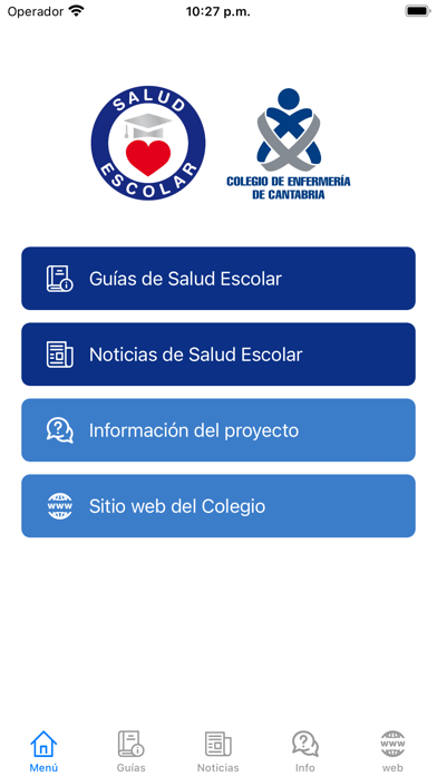 Salud Escolar Screenshot
