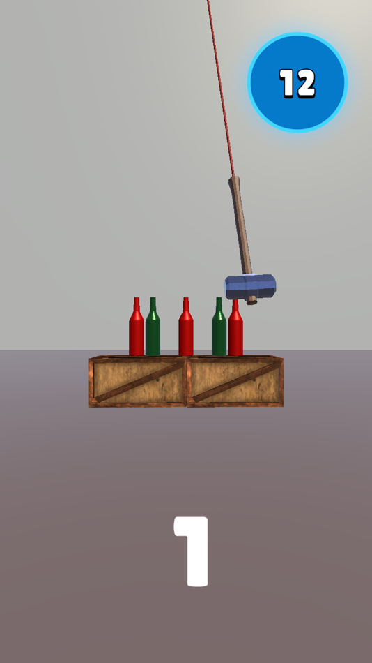 #3. Bottle Breaking with Hammer (iOS) 由: Erdi Kanik