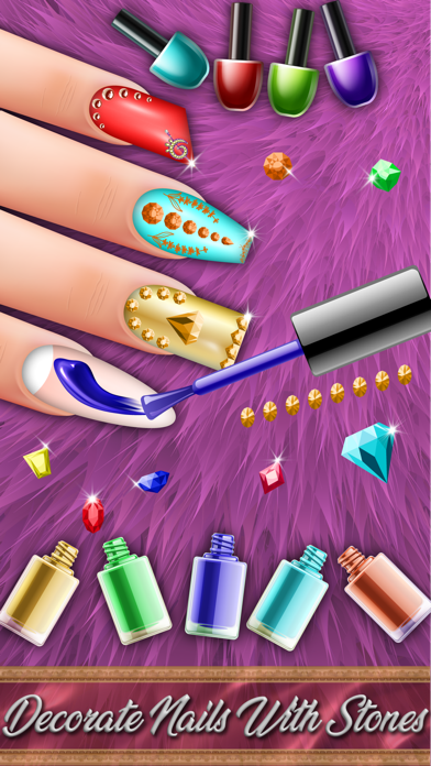 Acrylic Nail Salon Girls Games Screenshot