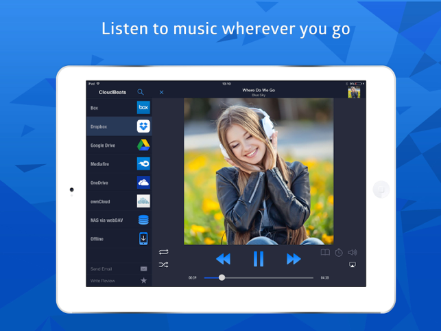 ‎CloudBeats Offline Music Screenshot