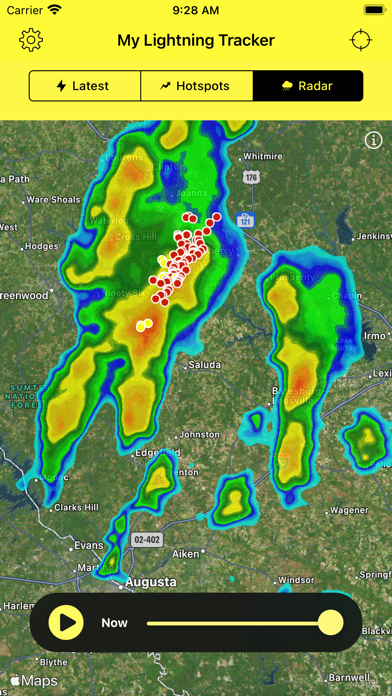 My Lightning Tracker & Alerts Screenshot