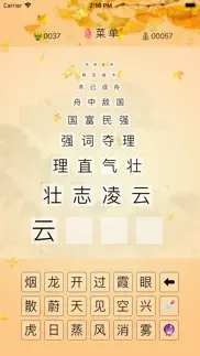 成语爱接龙 iphone screenshot 2