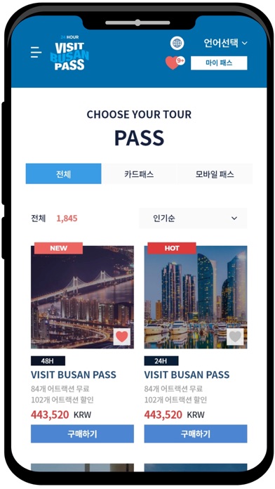 Visit Busan Pass Screenshot