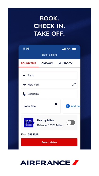 Air France - Book a flight screenshot-0