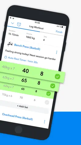 Game screenshot Hevy - Workout Tracker Gym Log apk