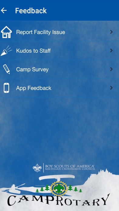 Camp Rotary Camp App Screenshot