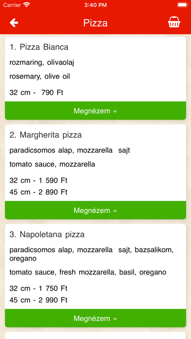 NaPizza Pécs Screenshot