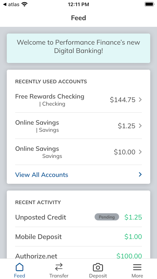 #2. Performance Finance Mobile (iOS) 由: Evergreen Bank Group