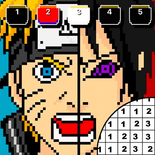 Pixel Number by Chainsaw Manga iOS App