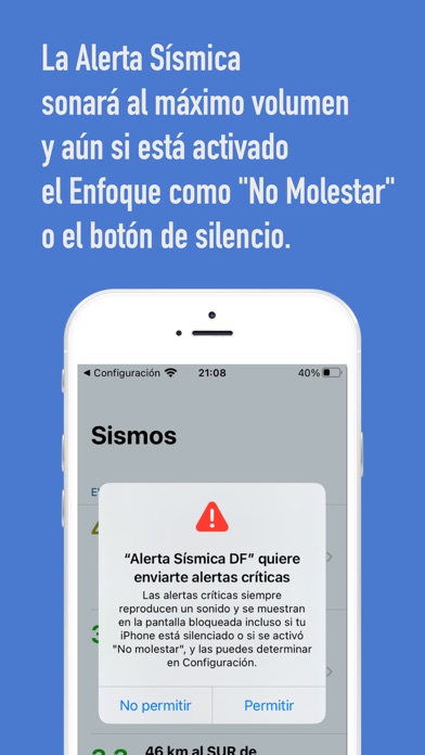 Alerta Sísmica DF Screenshot