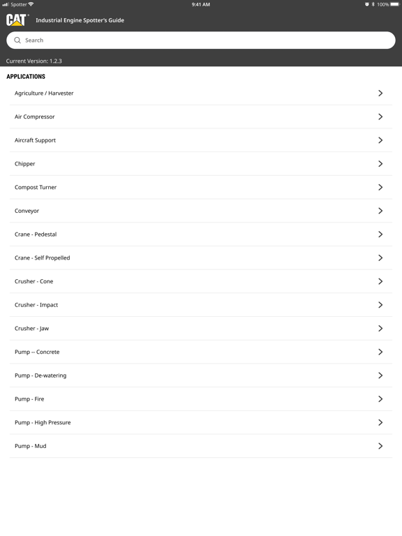 Cat® Spotters Guide screenshot 2