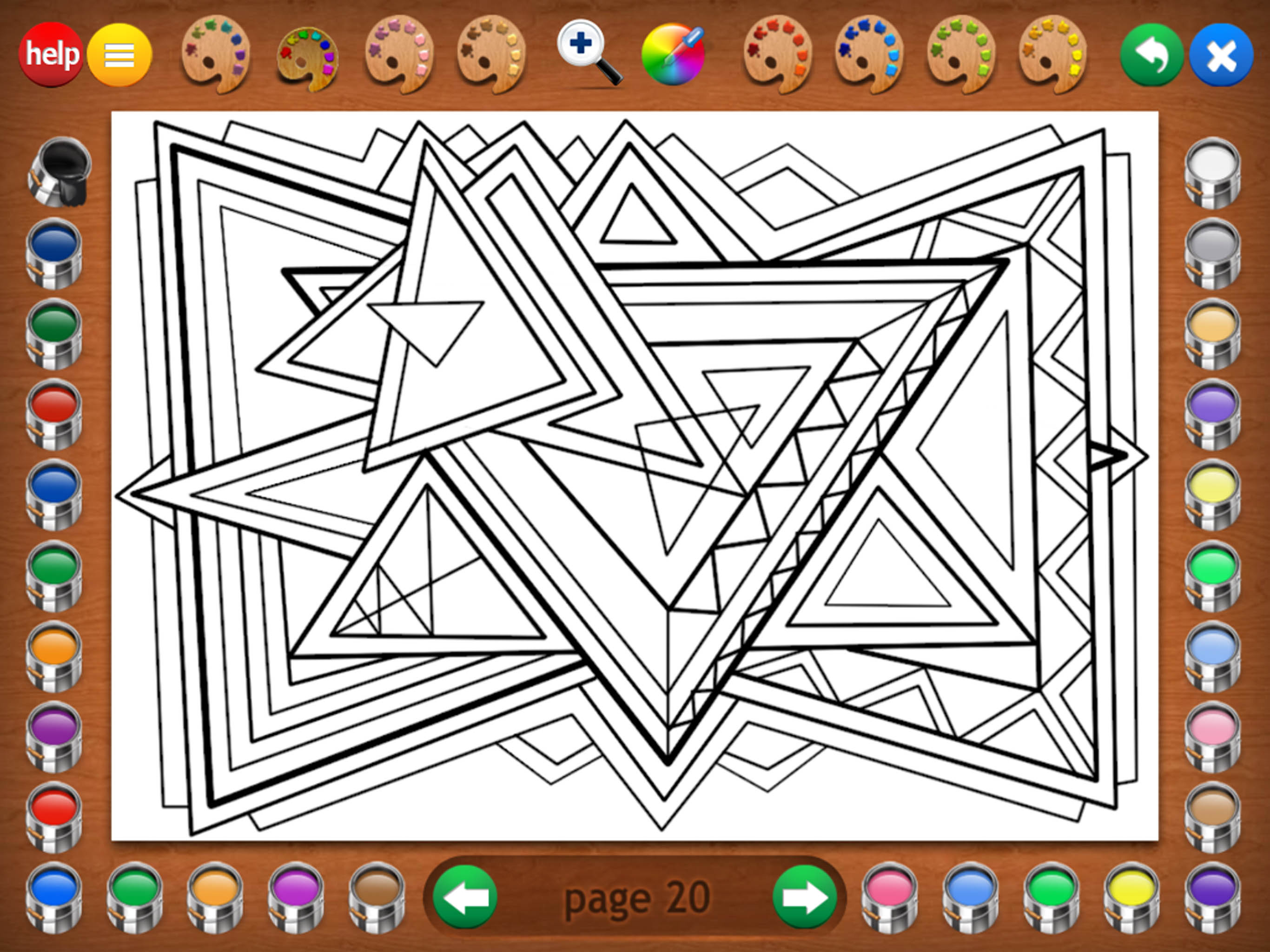 Geometric Designs Coloring screenshot 13