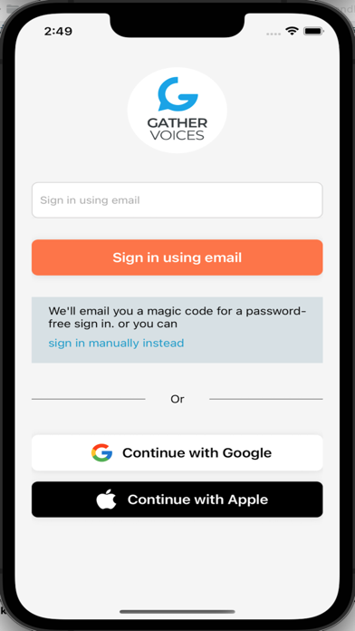 Gather Voices Screenshot