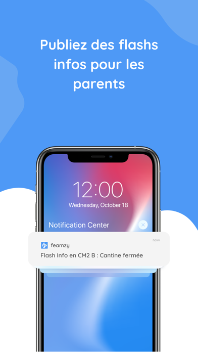 feamzy : réseau social d'école Screenshot