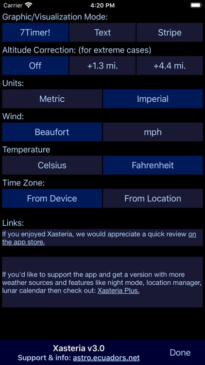 Xasteria: Astronomy Weather screenshot-9