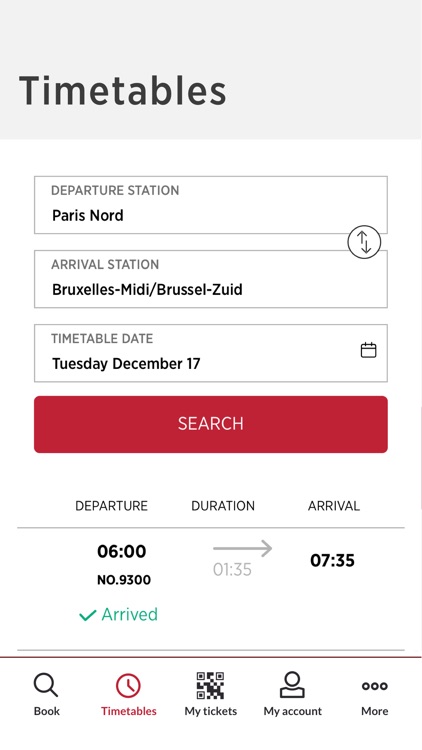 Thalys - International trains screenshot-5