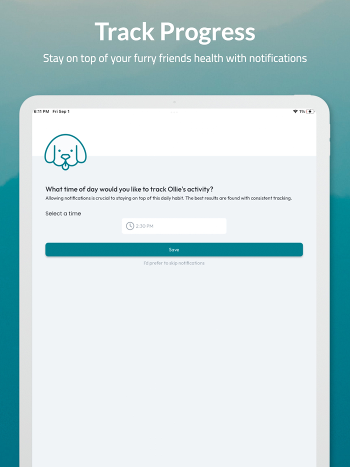 Ollie Pet Health Tracker