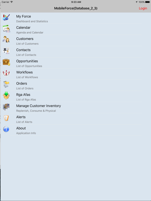 Amtech's MobileForce Sales app screenshot 2