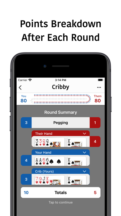 Cribby - Cribbage Card Game Screenshot
