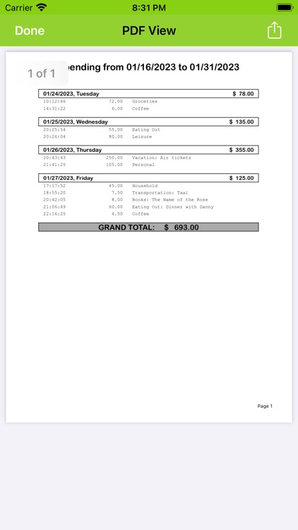 Pico Spend - Expense Tracker screenshot-5