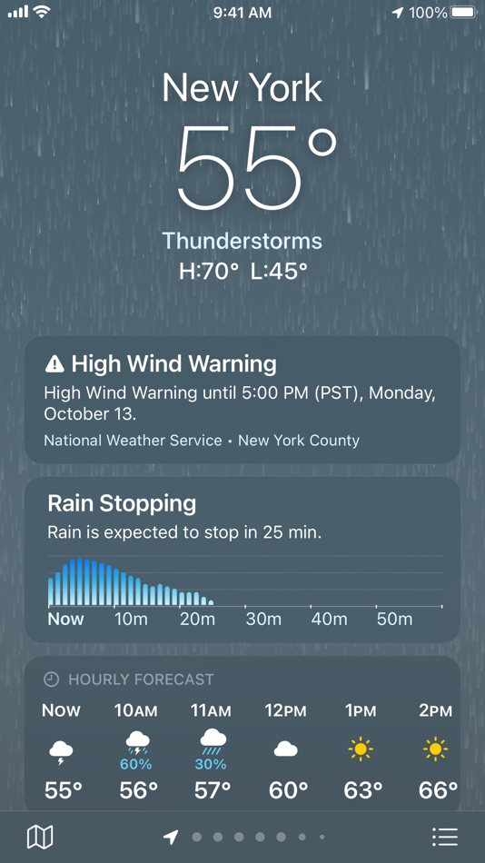 #3. Weather (iOS) 由: Apple