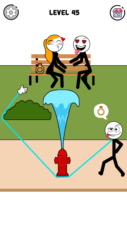 #3. Stickman Thief Puzzle IQ Games (iOS) 由: Hassam Ahmad