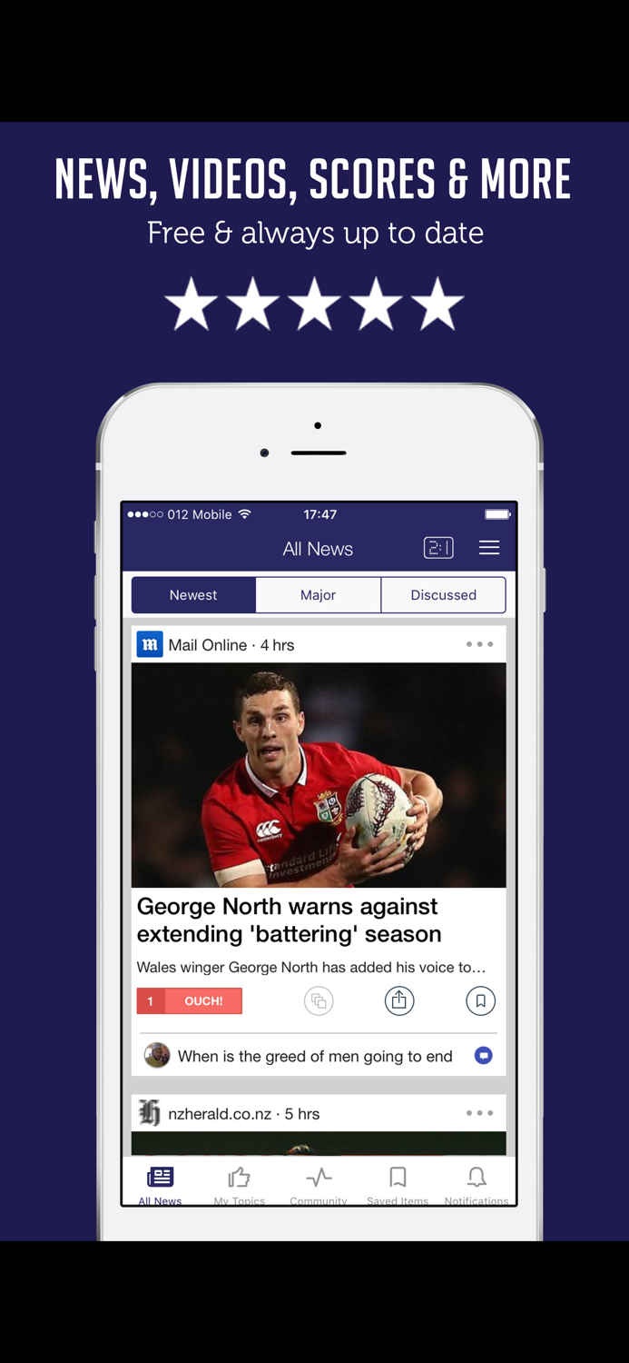 RUGBY.net News and Live Scores