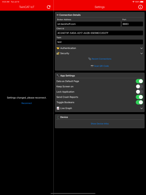 Screenshot #6 pour TwinCAT IoT Communicator