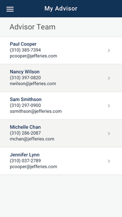 Jefferies Client Portal Screenshot