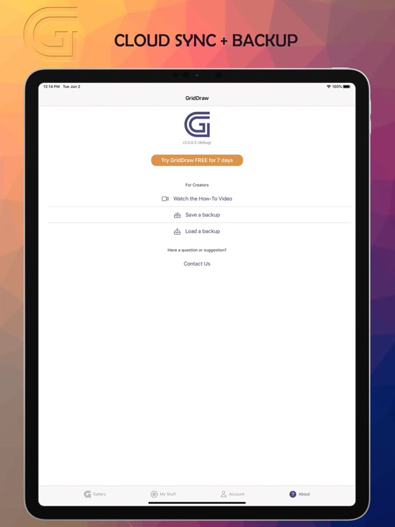 Grid Draw- Logo & Icon Creator iPad screenshot 10 - Developer Tools app