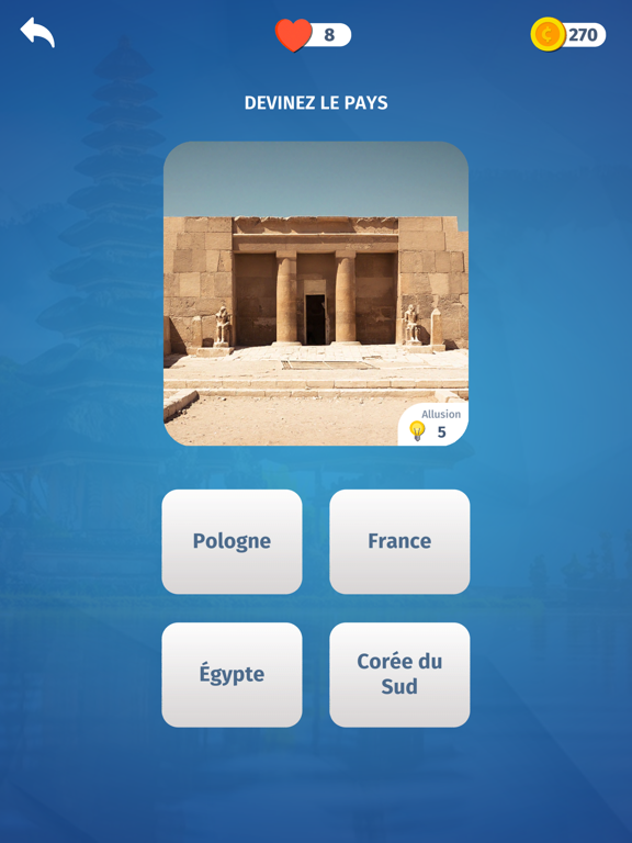 Screenshot #5 pour Travel Quiz - Trivia game