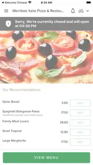 werribee italia pizza iphone screenshot 2