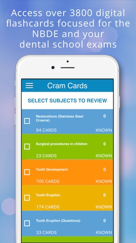 Pediatric Dentistry Cram Cardsのおすすめ画像1