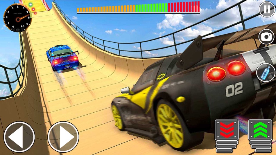 #4. Mega Ramp Car Stunts Race Game (iOS) 由: Bilal Ahmad