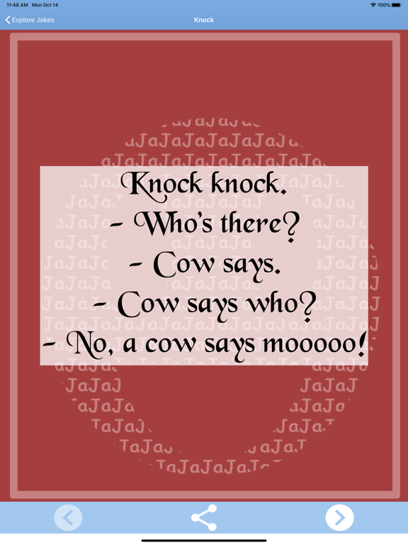 Funny Jokes in English iPad screenshot 5 - Entertainment app